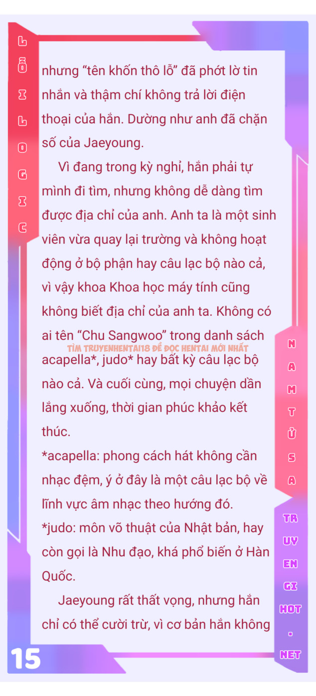 Xem ảnh [Novel] Lỗi Logic - Chap 2.1 - img_017_1630112670 - HentaiTruyenVN.net