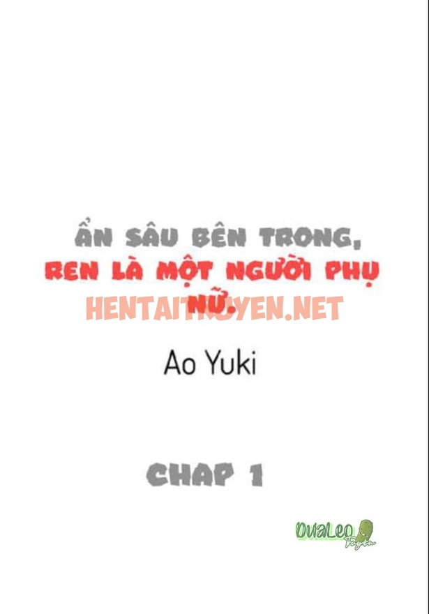 Xem ảnh Ẩn Sâu Bên Trong, Ren Là Một Người Phụ Nữ.(Ren-Kun Wa Muitara Onna No Ko) - Chap 1 - img_002_1664215330 - HentaiTruyen.net