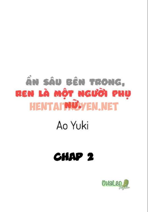 Xem ảnh Ẩn Sâu Bên Trong, Ren Là Một Người Phụ Nữ.(Ren-Kun Wa Muitara Onna No Ko) - Chap 2 - img_002_1664215270 - TruyenVN.APP