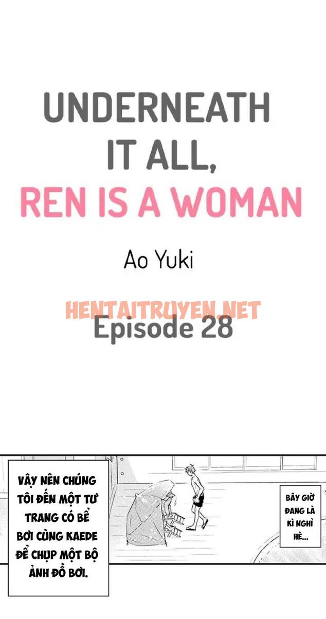 Xem ảnh Ẩn Sâu Bên Trong, Ren Là Một Người Phụ Nữ.(Ren-Kun Wa Muitara Onna No Ko) - Chap 28 - img_002_1669737973 - HentaiTruyen.net