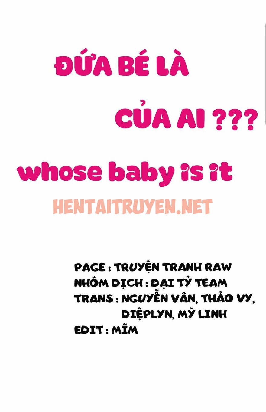 Xem ảnh Đứa Bé Là Của Ai ???? - Chap 0 - img_001_1630563711 - HentaiTruyen.net