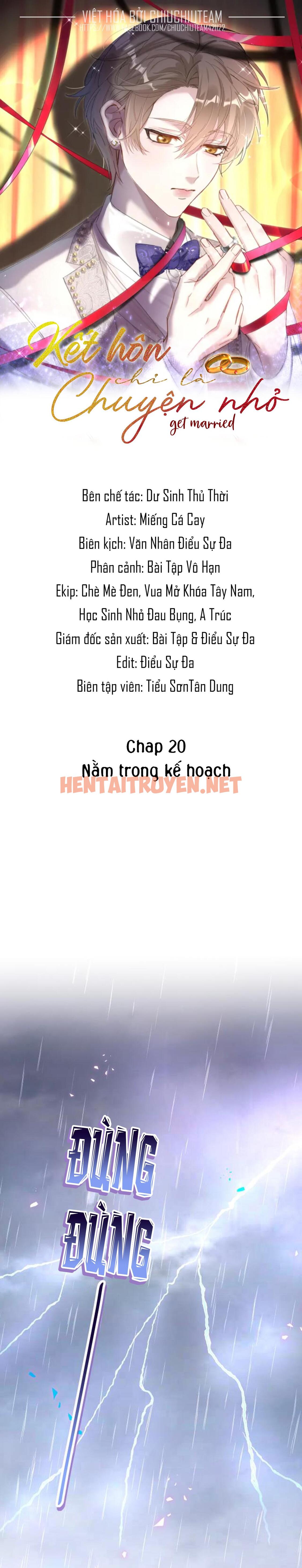 Xem ảnh Kết Hôn Là Chuyện Nhỏ - Chap 20 - img_002_1679751364 - HentaiTruyen.net