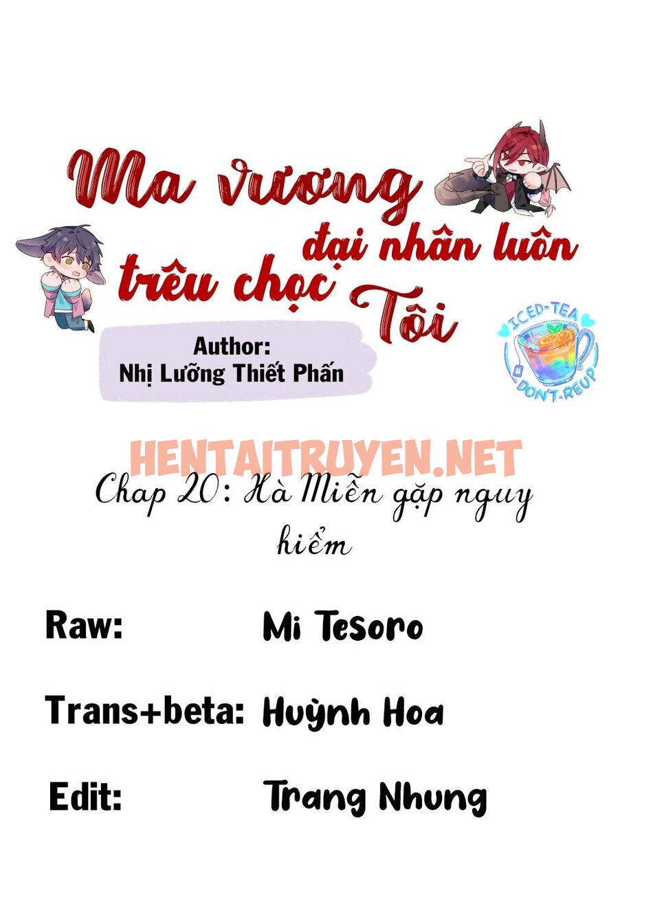 Xem ảnh Ma Vương Đại Nhân Luôn Trêu Chọc Tôi - Chap 20 - img_002_1658982339 - TruyenVN.APP