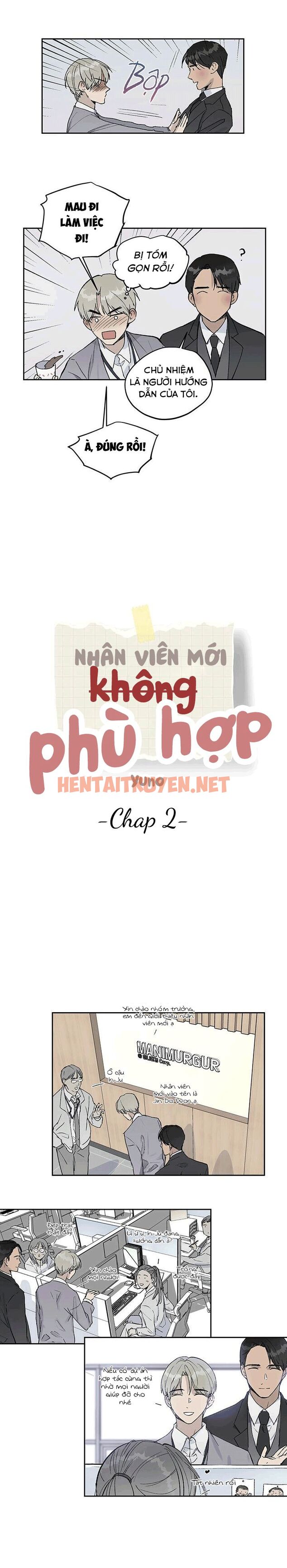 Xem ảnh Nhân Viên Mới Không Phù Hợp - Chap 2 - img_005_1638855328 - TruyenVN.APP