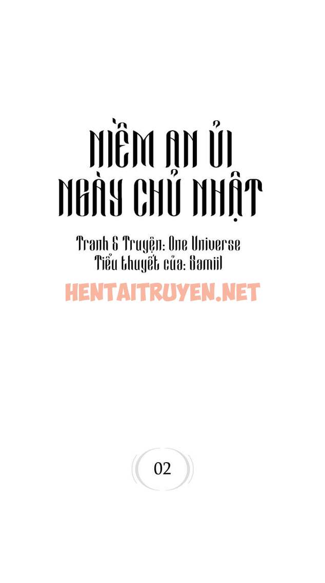 Xem ảnh Niềm An Ủi Ngày Chủ Nhật - Chap 2 - img_002_1670770291 - TruyenVN.APP