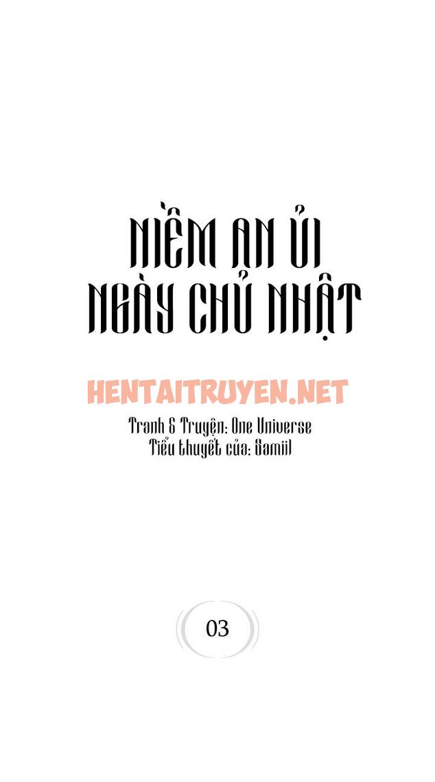 Xem ảnh Niềm An Ủi Ngày Chủ Nhật - Chap 3 - img_002_1670770224 - HentaiTruyenVN.net