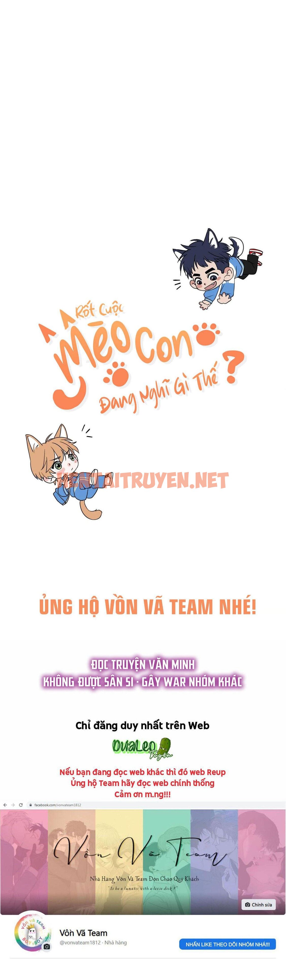 Xem ảnh Rốt Cuộc Mèo Con Đang Nghĩ Gì Thế? - Chap 15.1 - img_006_1689425031 - TruyenVN.APP