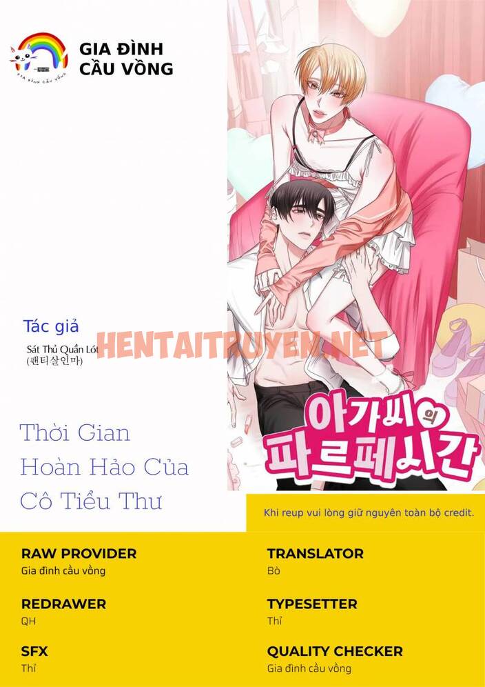 Xem ảnh Thời Gian Hoàn Hảo Của Cô Tiểu Thư - Chap 19 - img_001_1688279752 - HentaiTruyenVN.net