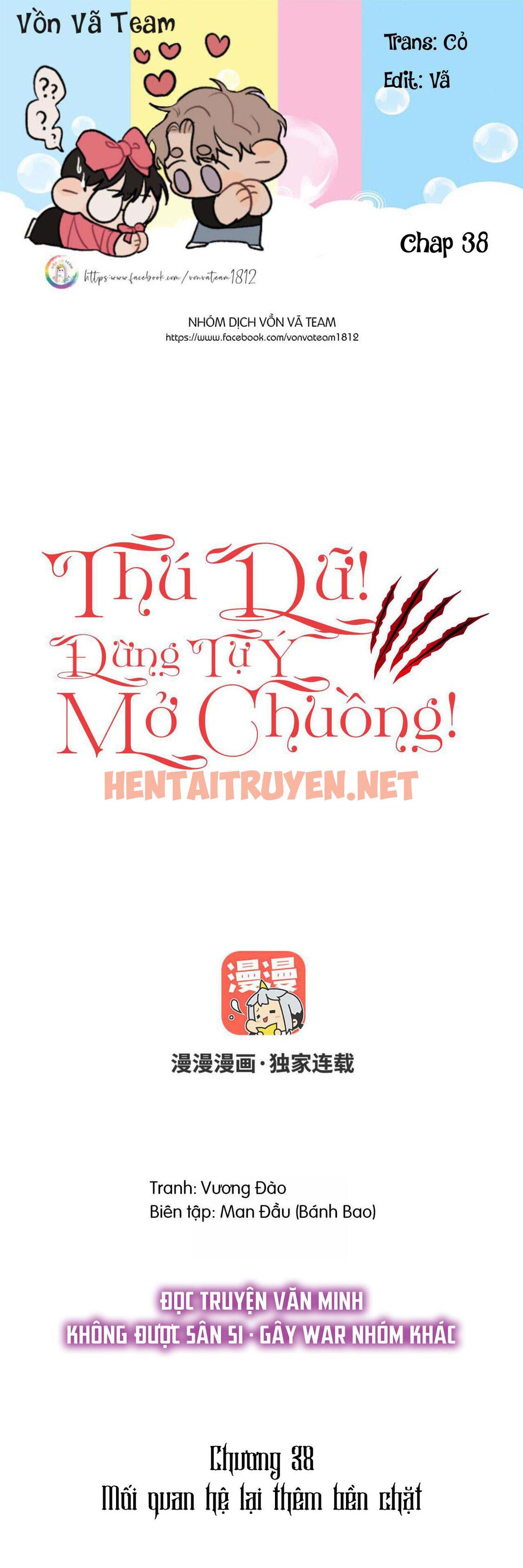 Xem ảnh Thú Dữ! Đừng Tự Ý Mở Chuồng - Chap 38 - img_002_1675908435 - HentaiTruyen.net