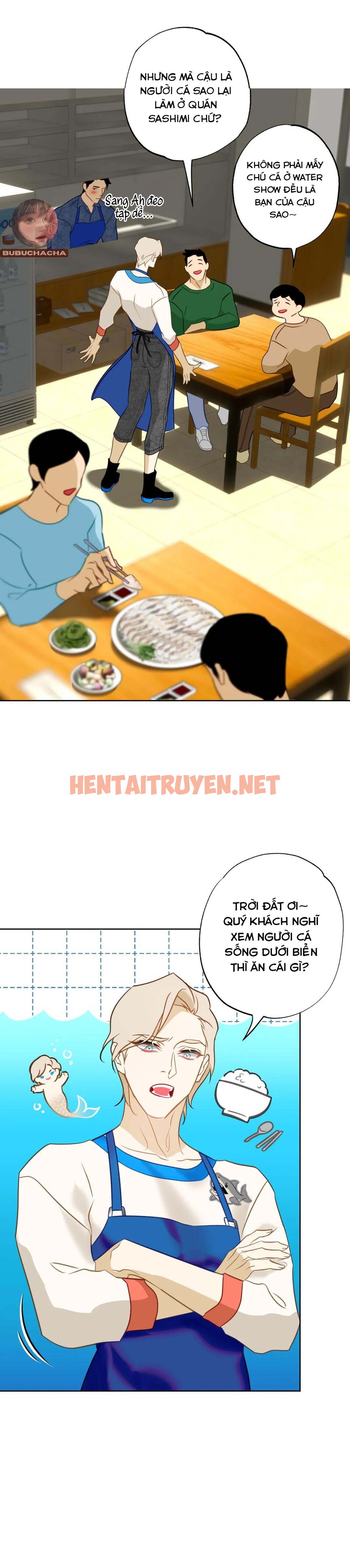 Xem ảnh Tình Đầu Của Anh Chủ Quán Sashimi Là Người Cá - Chap 3 - img_009_1676205477 - HentaiTruyenVN.net