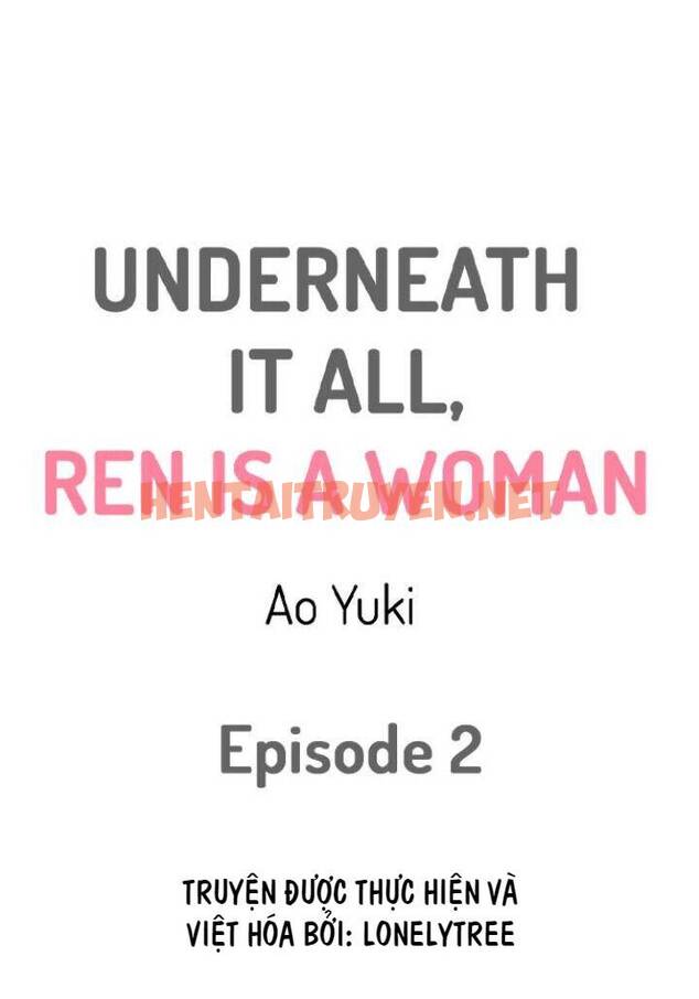 Xem ảnh Underneath It All, Ren Is A Woman - Chap 2 - img_001_1628191546 - HentaiTruyen.net