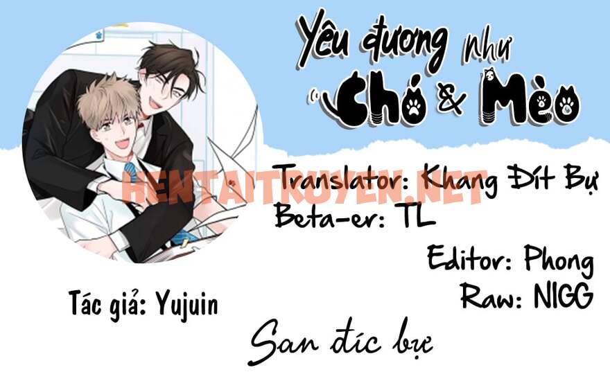 Xem ảnh Yêu Đương Như Chó Với Mèo - Chap 6 - img_001_1653051997 - TruyenVN.APP